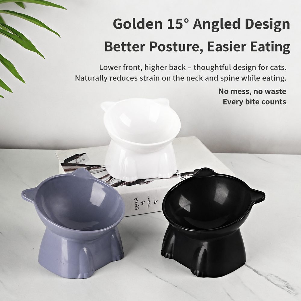 15° Angled Cat Bowl